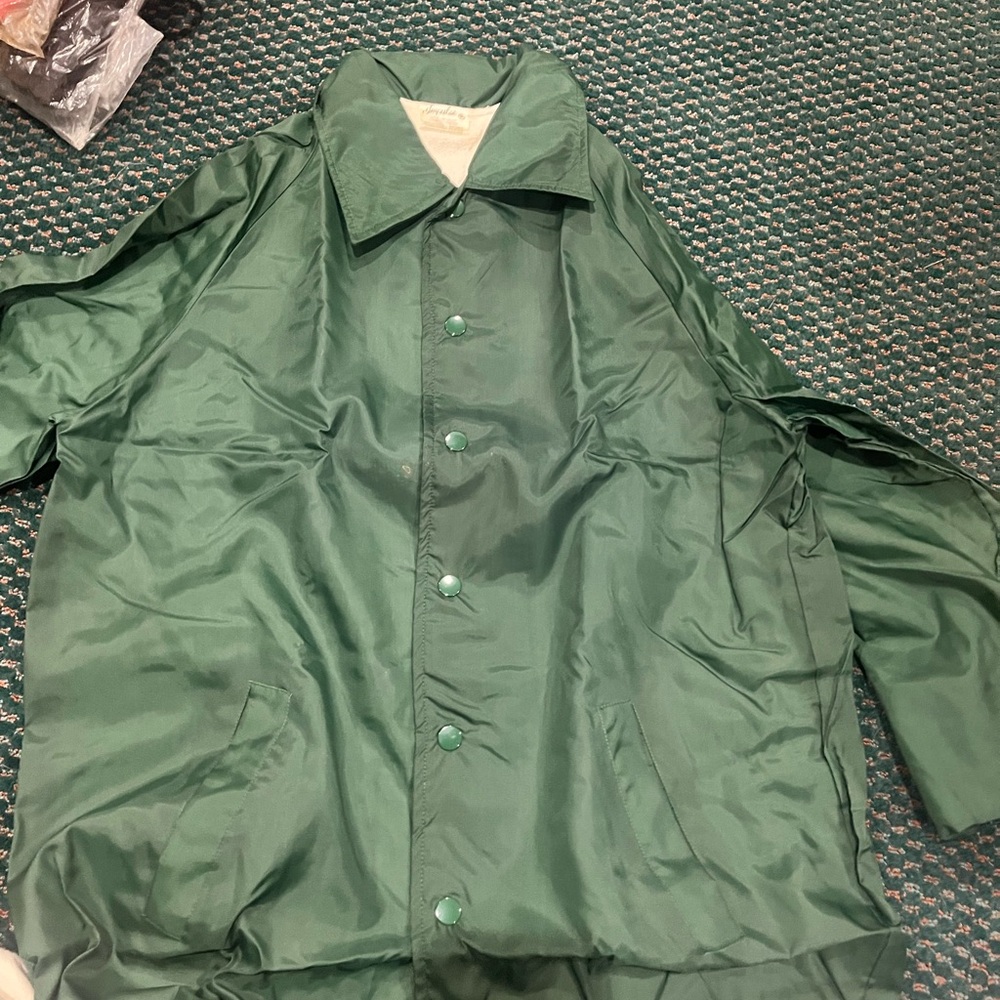 Pulse Men's Forest Green Raincoat